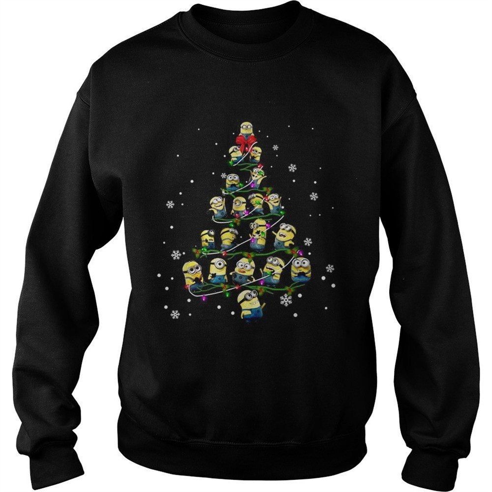 Minion Christmas tree shirt
