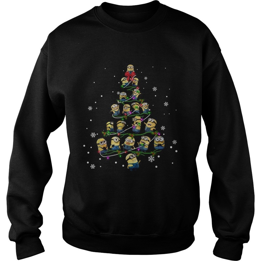 Minion Christmas tree shirt