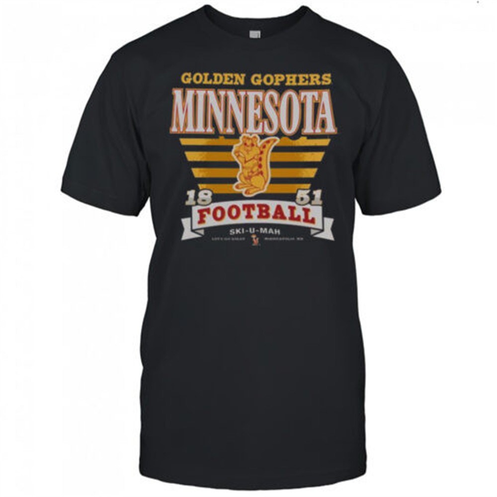 Minnesota Golden Gophers Vintage Stripe Splash T-Shirt