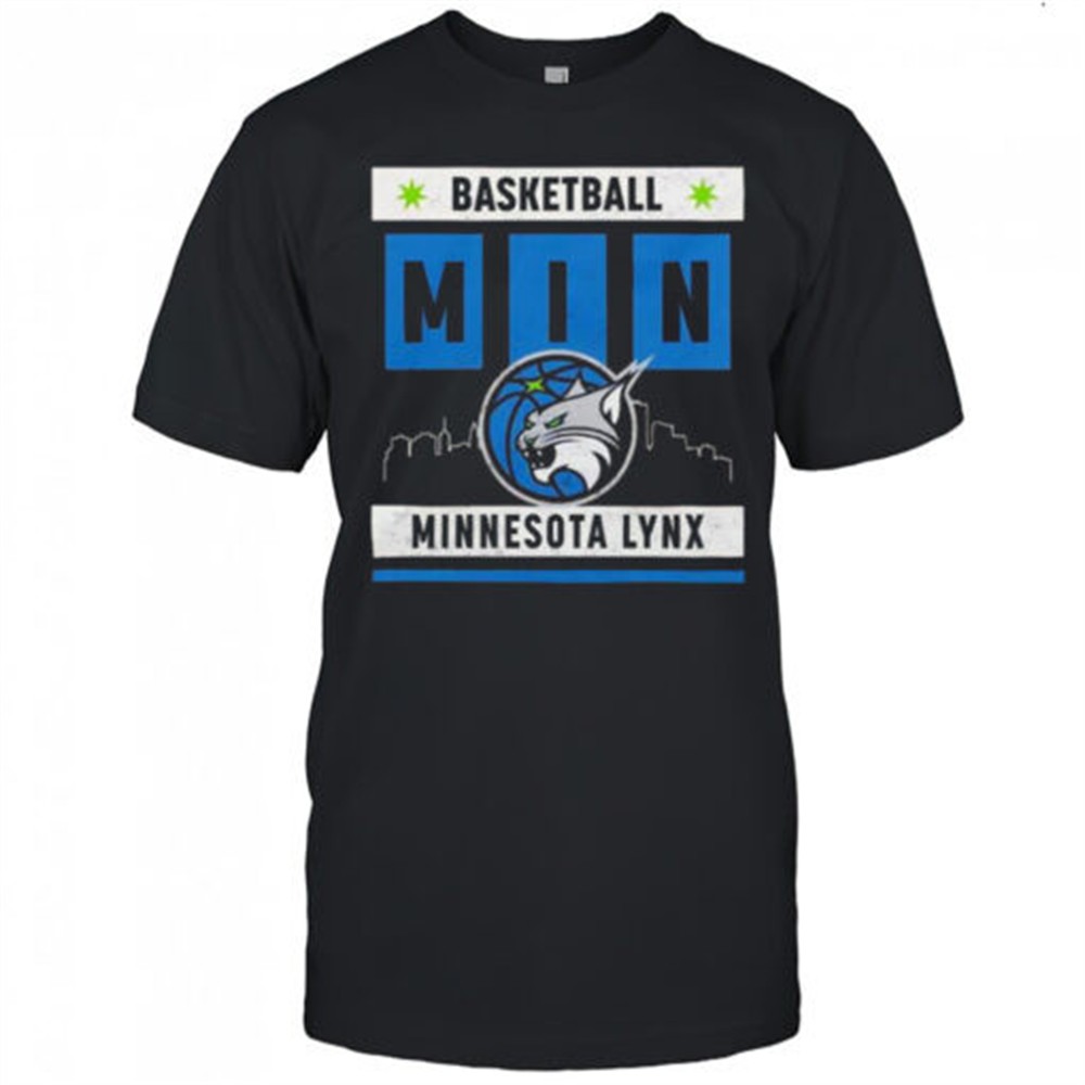 minnesota-lynx-basketball-skyline-t-shirt-nckojfis Minnesota Lynx Basketball Skyline T-Shirt