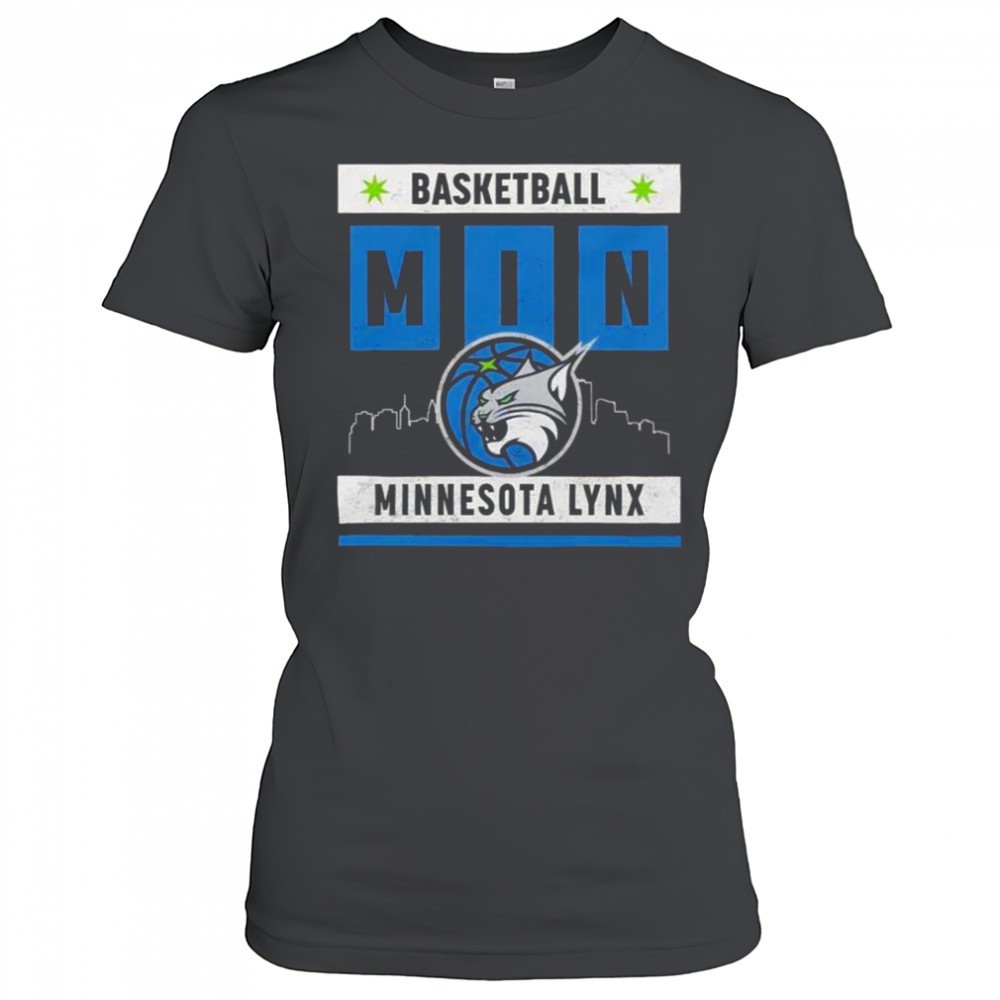 minnesota-lynx-basketball-skyline-t-shirt-nckojfis Minnesota Lynx Basketball Skyline T-Shirt