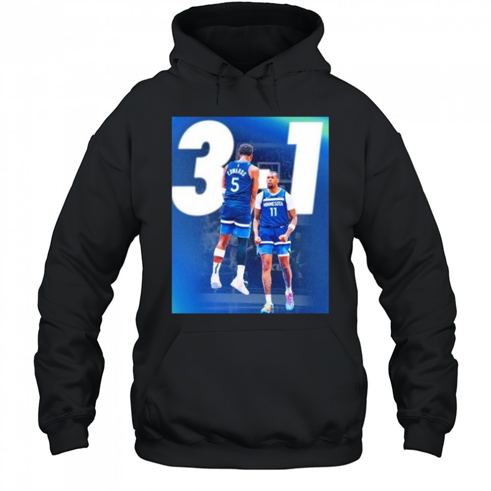 Minnesota Timberwolves beat 3 1 Los Angeles Lakers win shirt