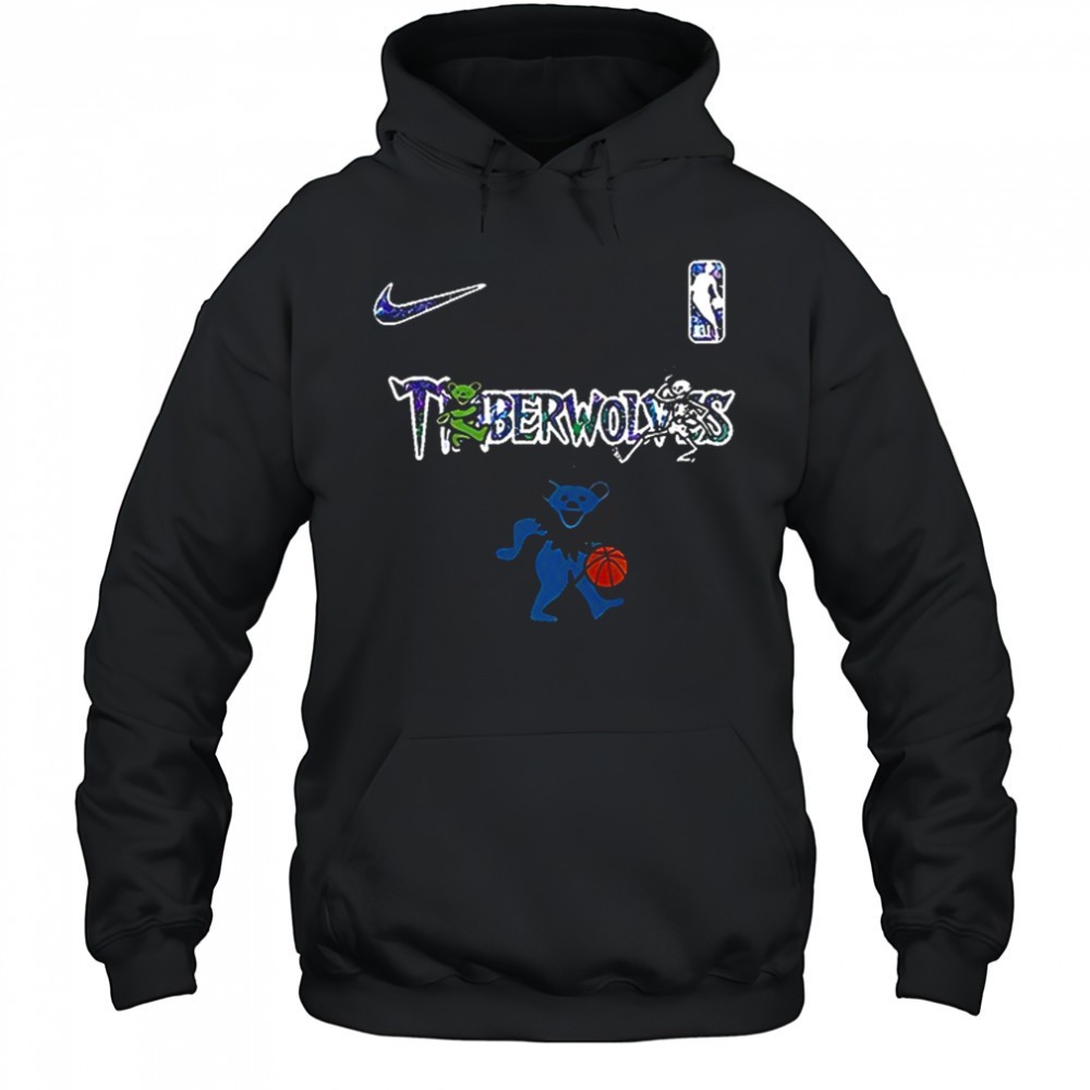 Minnesota Timberwolves Grateful Dead 60th anniversary bears shirt