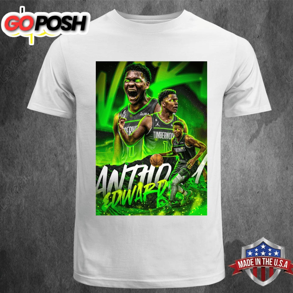 Minnesota Timberwolves Player Anthony Edwards An NBA T-shirt