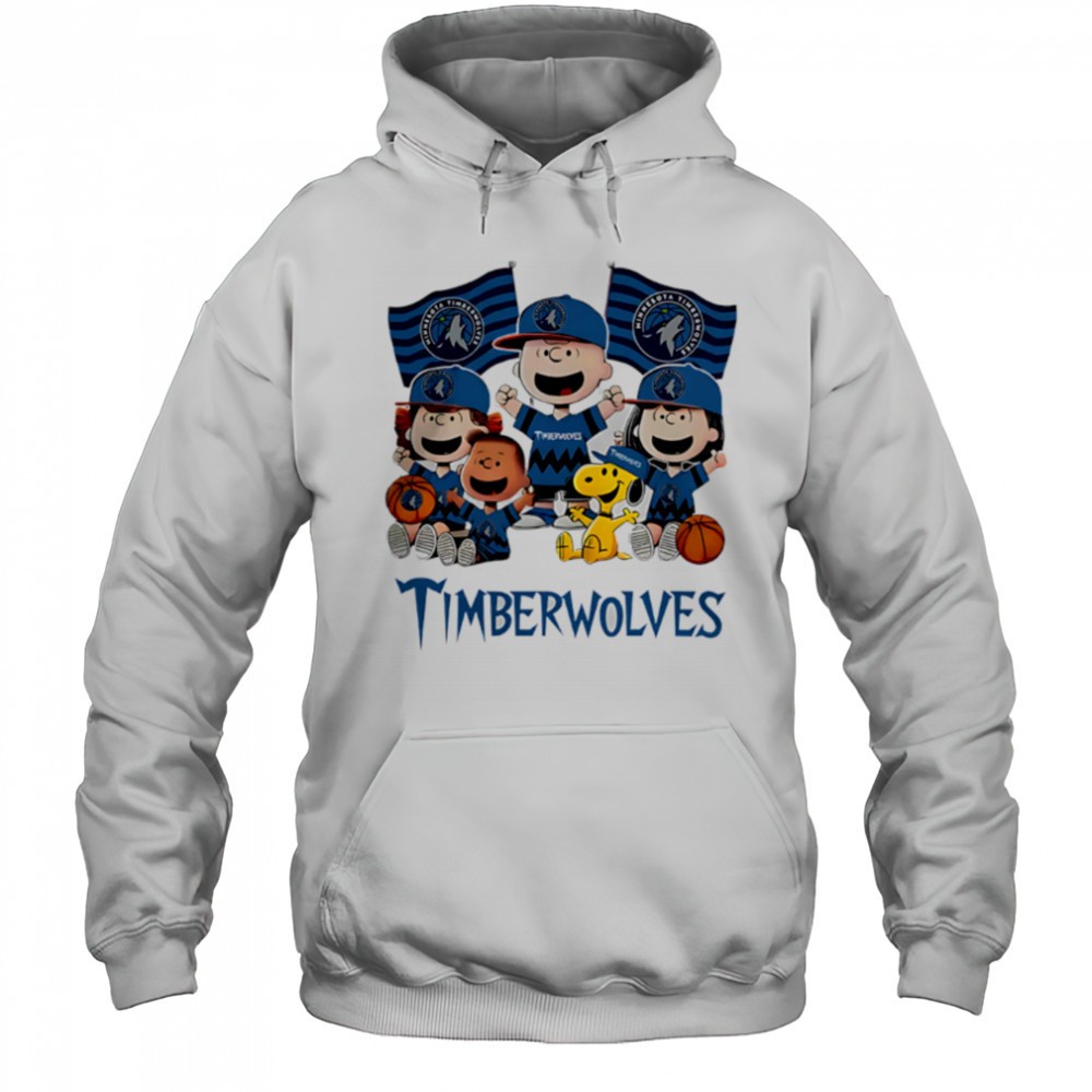Minnesota Timberwolves Snoopy And Friends funny cartoon shirt