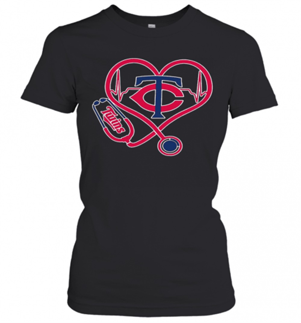 minnesota-twins-baseball-stethoscope-heartbeat-t-shirt-iwra2gxk Minnesota Twins Baseball Stethoscope Heartbeat T-Shirt