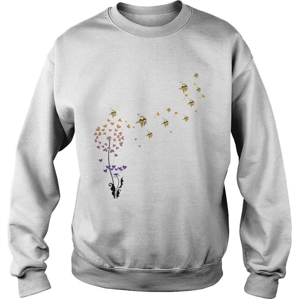 Minnesota Vikings dandelion flower shirt