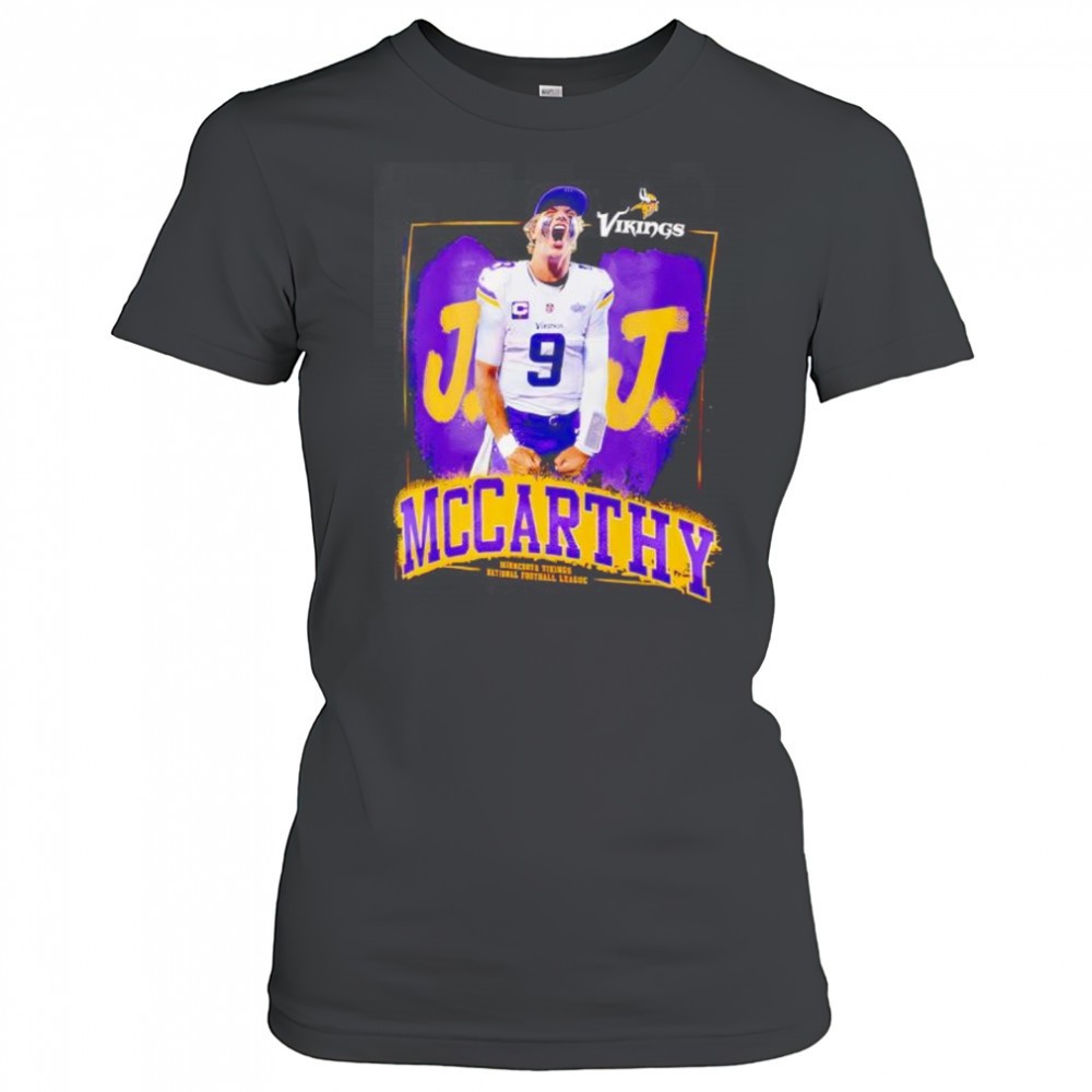 minnesota-vikings-jj-mccarthy-black-player-graphic-shirt-8nm6j8jo Minnesota Vikings JJ McCarthy Black Player graphic shirt