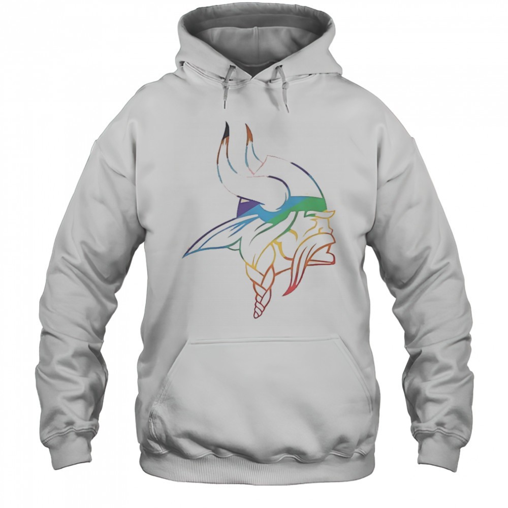 Minnesota Vikings Logo Pride T-Shirt
