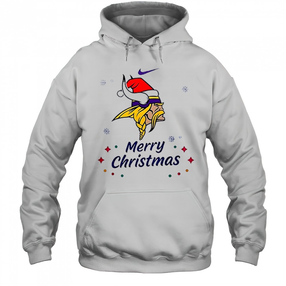 Minnesota Vikings Merry Christmas Santa Claus ho ho ho shirt