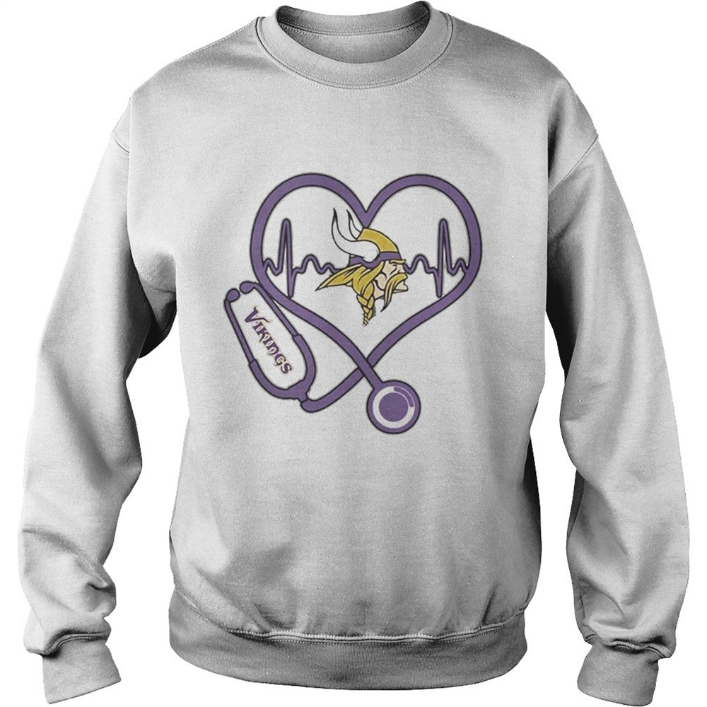 Minnesota Vikings nurse heartbeat shirt