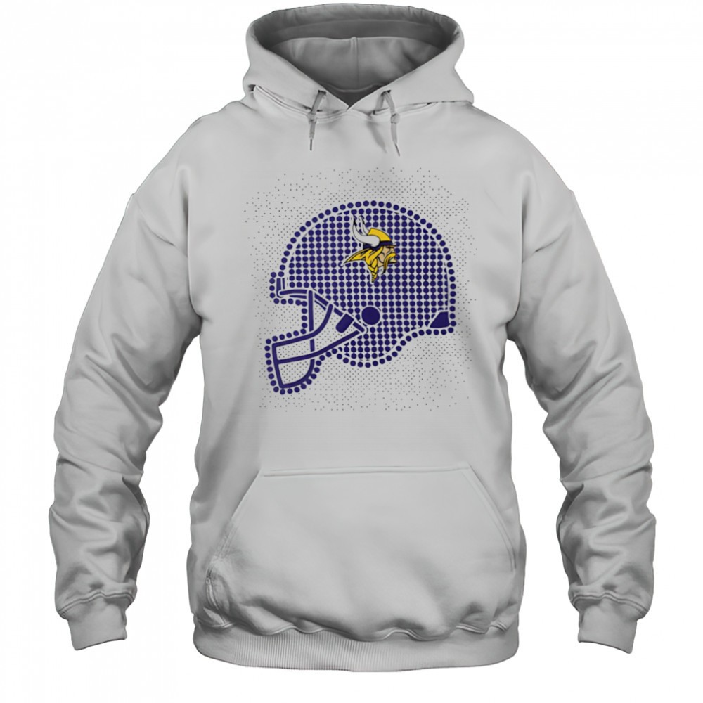 Minnesota Vikings polka dots helmet shirt