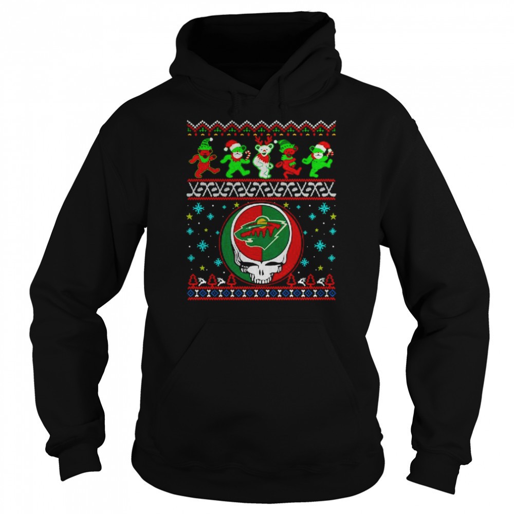Minnesota Wild Grateful Dead Christmas shirt
