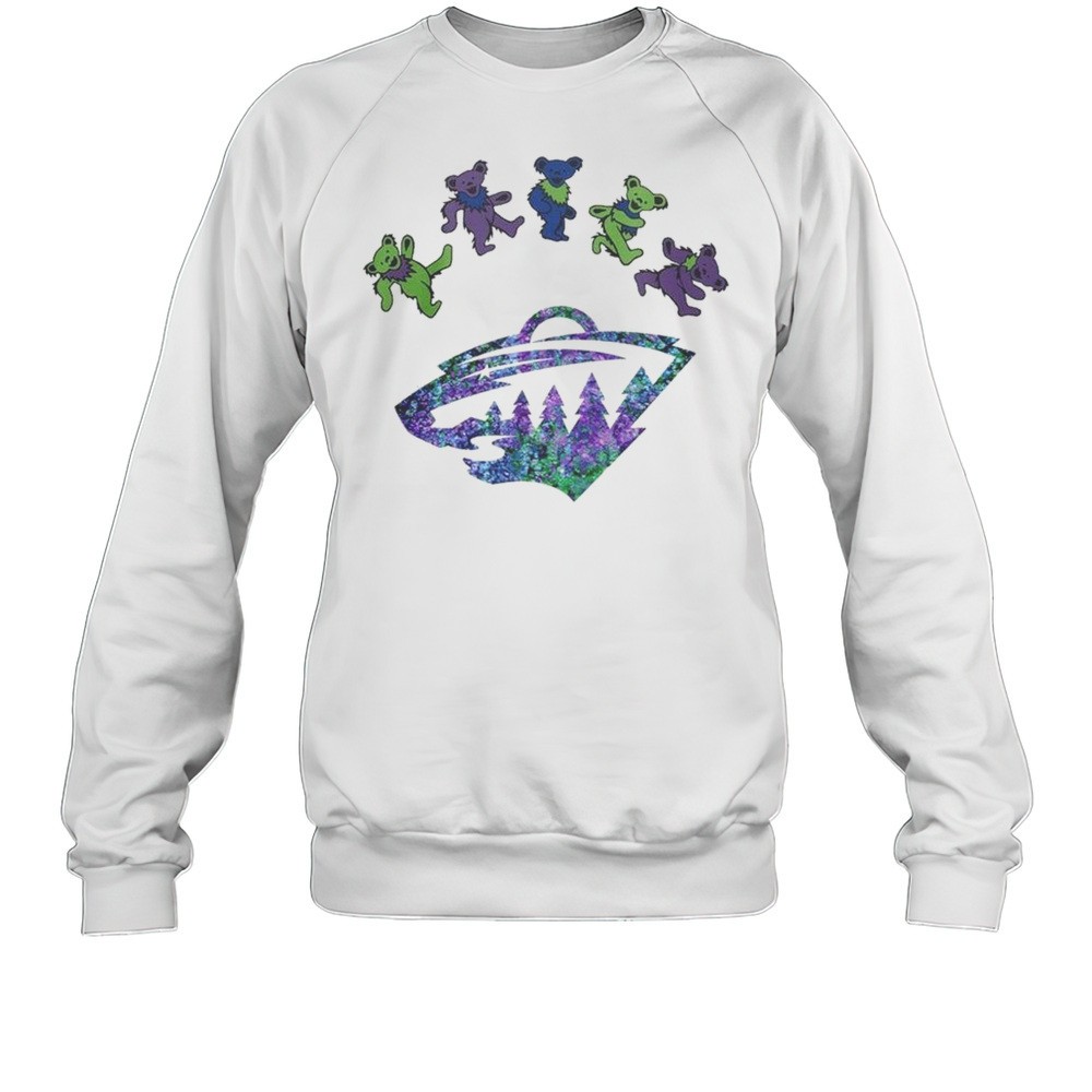 Minnesota Wild NHL X Grateful Dead Night 2025 Hockey Shirt
