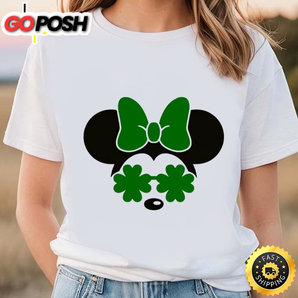 Minnie And Mickey St. Patricks Day Unisex T-shirts