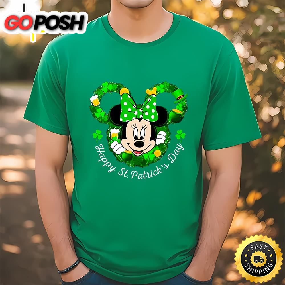 Minnie Mouse Happy St Patricks Day Shirt