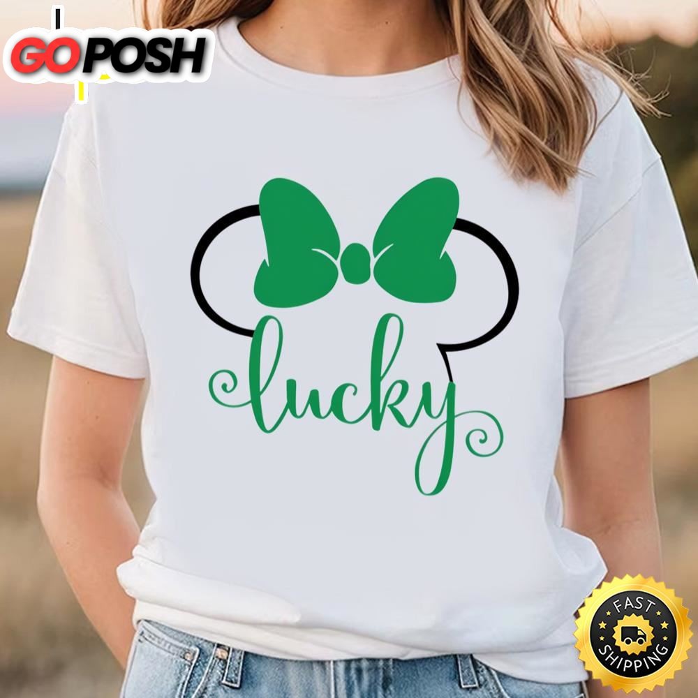 Minnie Mouse Lucky St Patricks Day Shirt