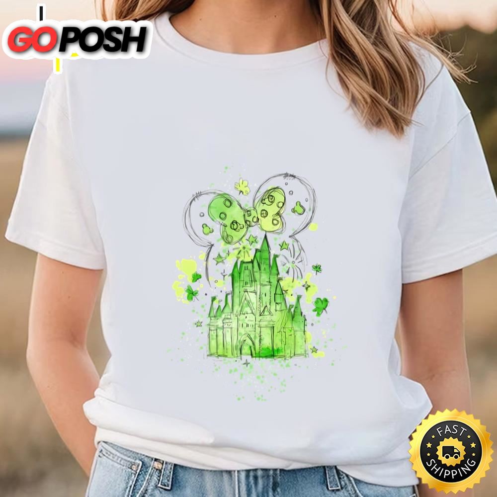 Minnie Mouse St. Patricks Day Castle Shirt