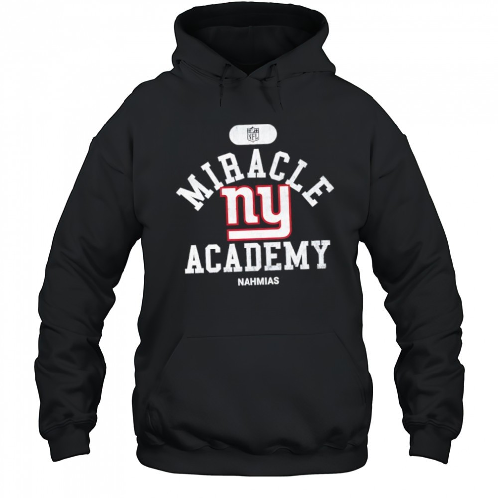 Miracle Academy x New York Giants NFL Mahmias logo shirt