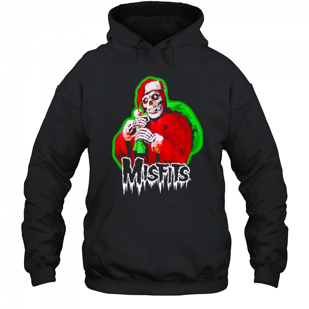 Misfits Santa Crimson Ghost Christmas shirt