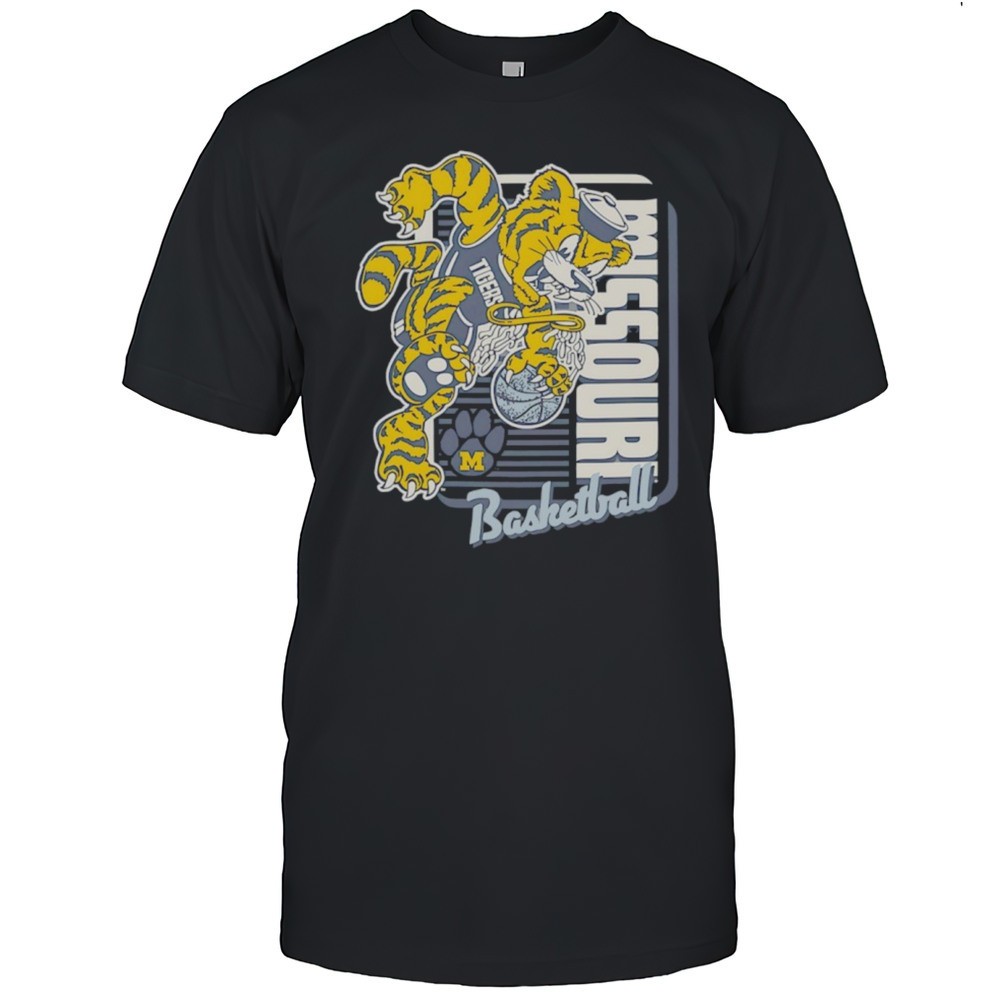 missouri-tigers-basketball-mascot-dunk-shirt-hbb33c3m Missouri Tigers Basketball Mascot Dunk Shirt