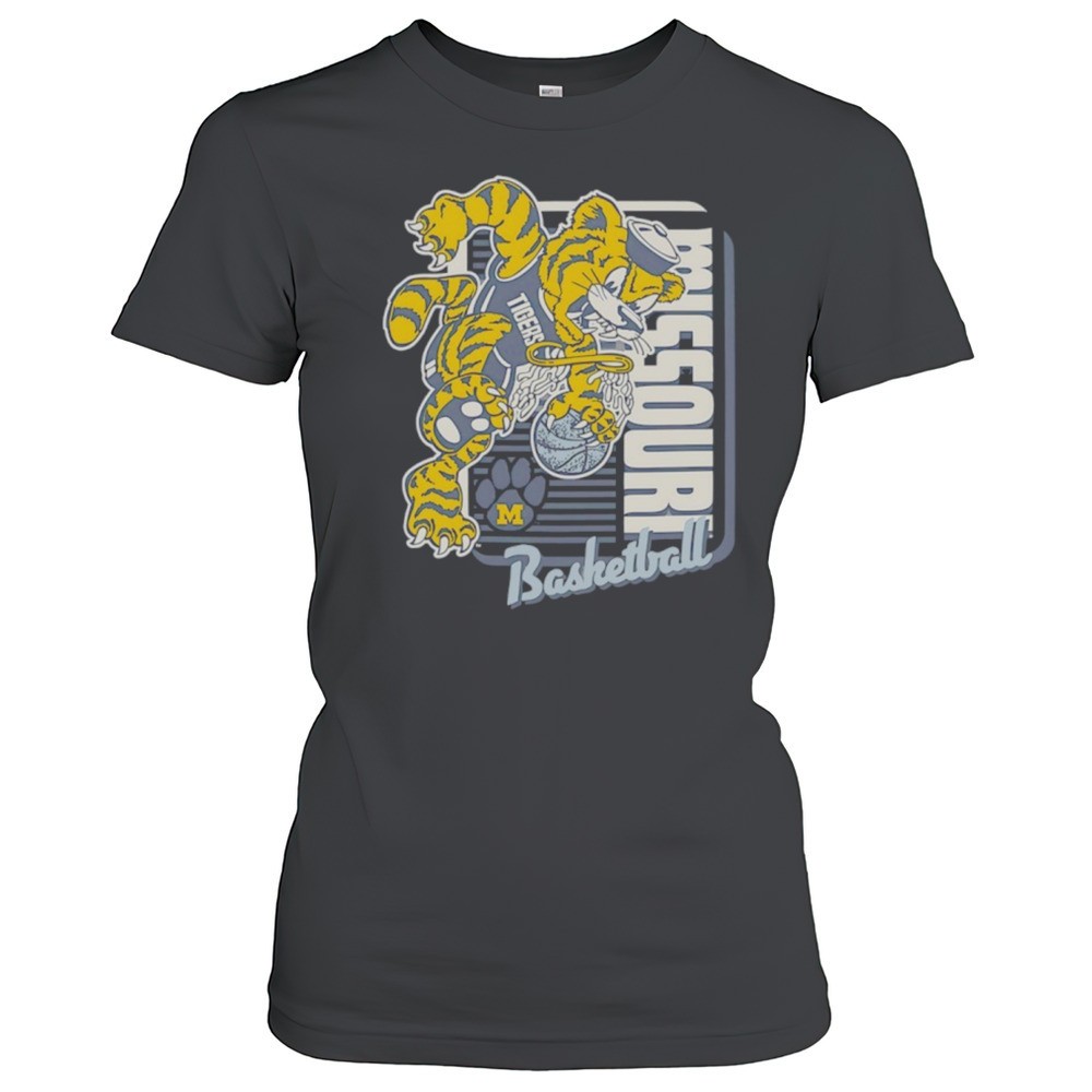missouri-tigers-basketball-mascot-dunk-shirt-hbb33c3m Missouri Tigers Basketball Mascot Dunk Shirt