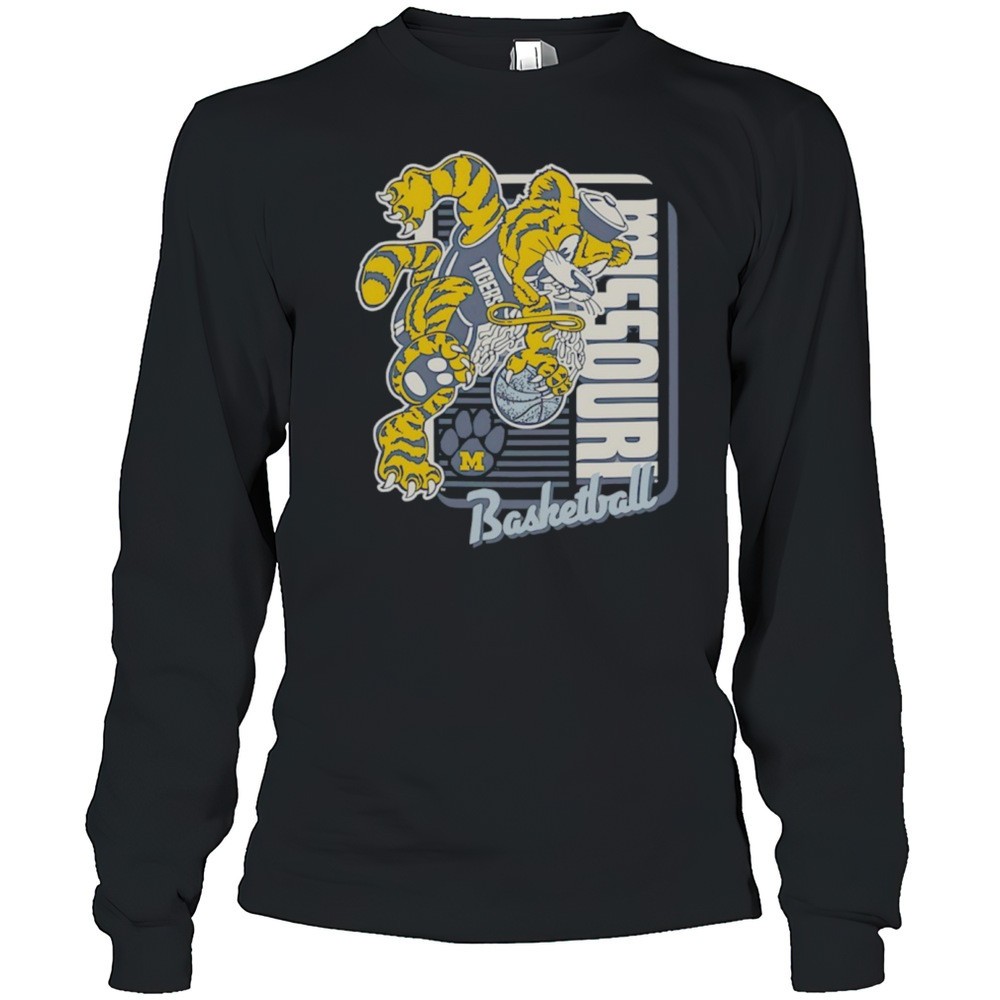 missouri-tigers-basketball-mascot-dunk-shirt-hbb33c3m Missouri Tigers Basketball Mascot Dunk Shirt