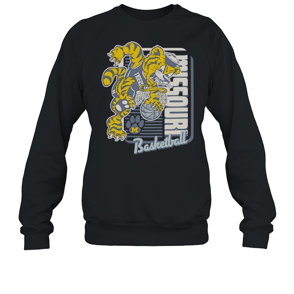 Missouri Tigers Basketball Mascot Dunk Shirt