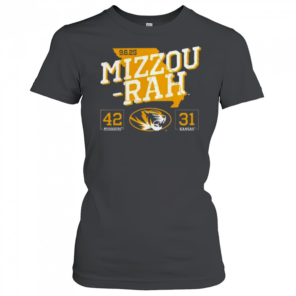 missouri-tigers-beat-kansas-jayhawks-2025-score-t-shirt-h4sbuala Missouri Tigers Beat Kansas Jayhawks 2025 Score T-Shirt