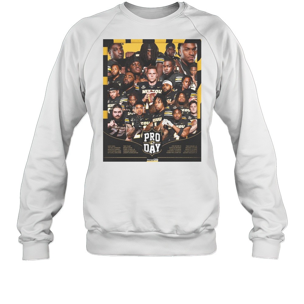 Missouri Tigers Football 20 Tigers 2025 Pro Day Nate Noel Trevez Johnson Marcus Carroll Poster T-shirt
