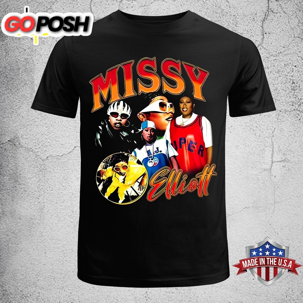 Missy Elliot Singer Music Tour 2025 Unisex T-Shirt