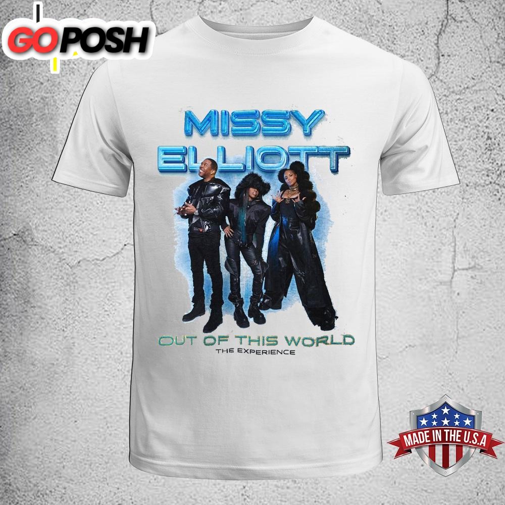 Missy Elliott Music Tour Art Missy Elliott Out Of This World The Experience 2025 Tour Unisex T-Shirt