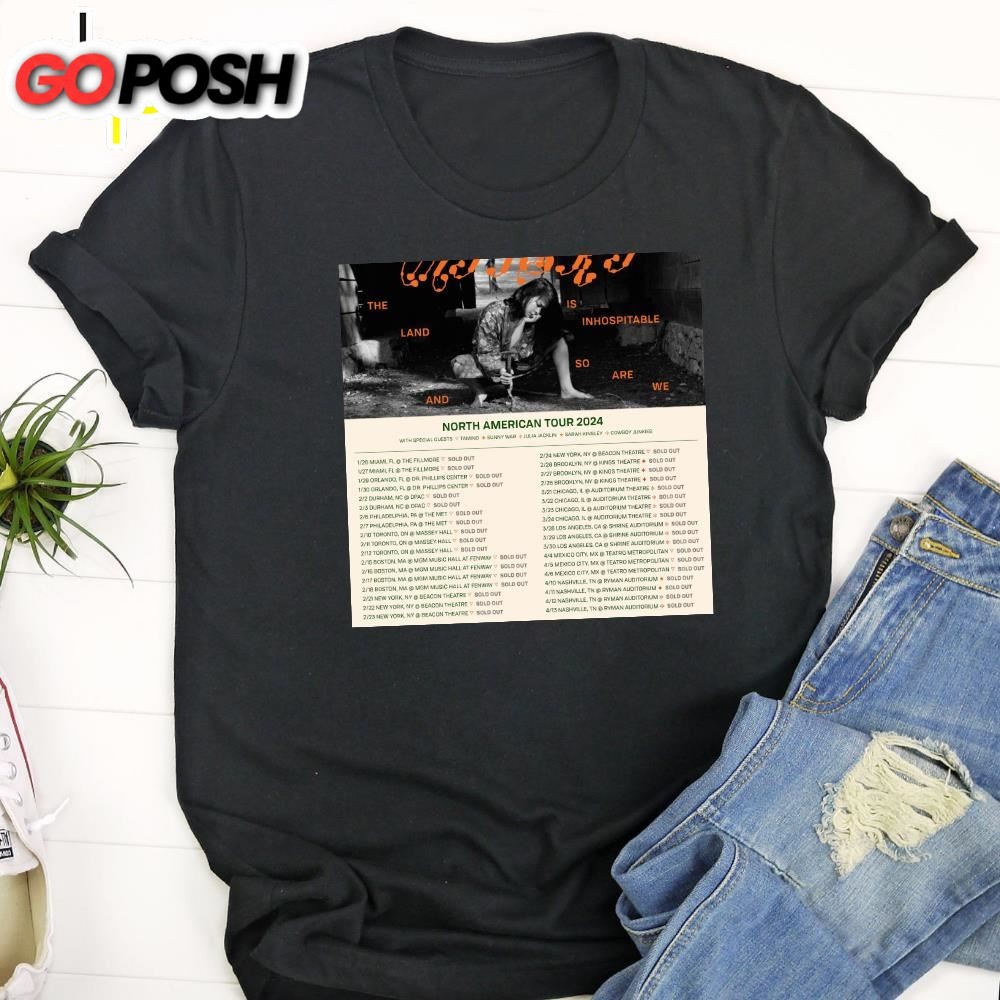 Mitski 2025 North American Tour Poster T-Shirt