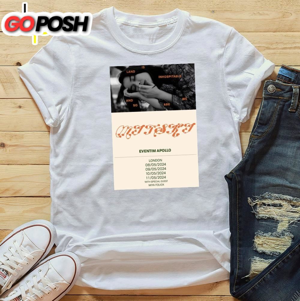 Mitski Land Is Inhospitable And So Are We 2025 Uk Tour Unisex T-Shirt