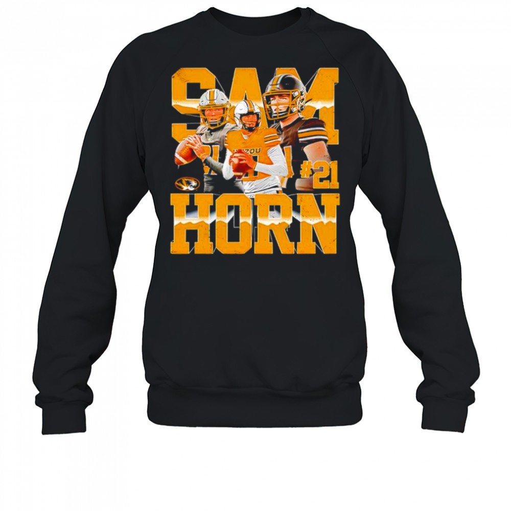 Mizzou Tigers NIL Sam Horn #21 Character Design shirt