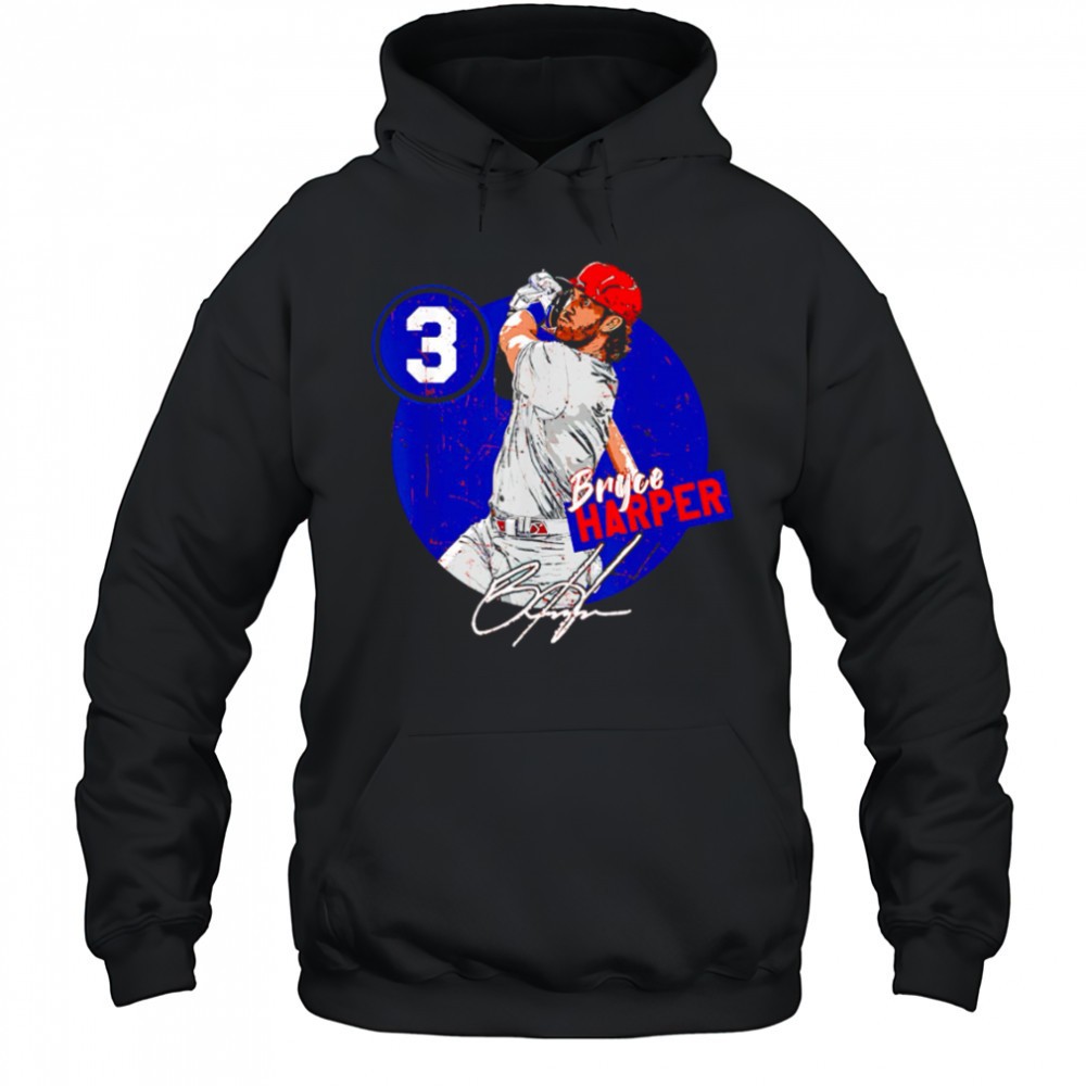 MLB Major League Baseball Bryce Harper #3 signature shirt