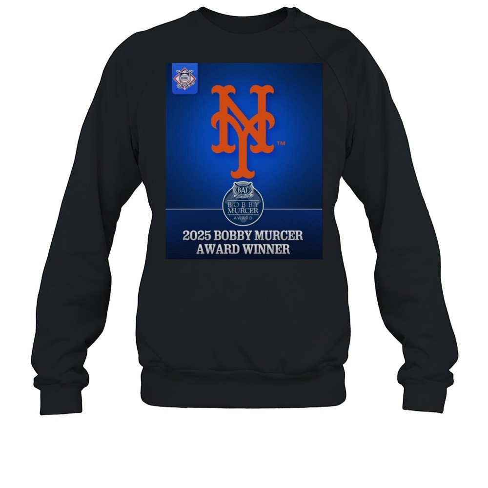 MLB New York Mets BAT Baseball Assistance Team 2025 Bobby Murcer Award Winner Poster T-shirt