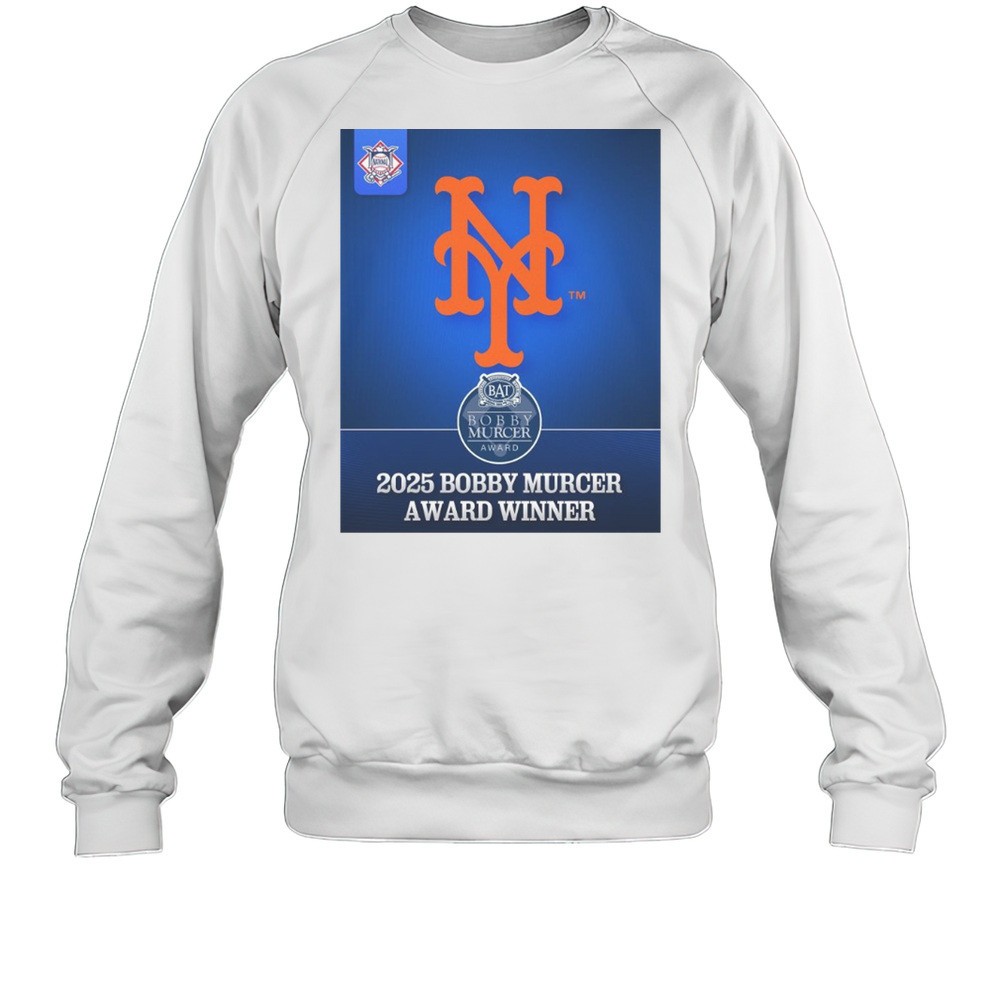 MLB New York Mets BAT Baseball Assistance Team 2025 Bobby Murcer Award Winner T-shirt