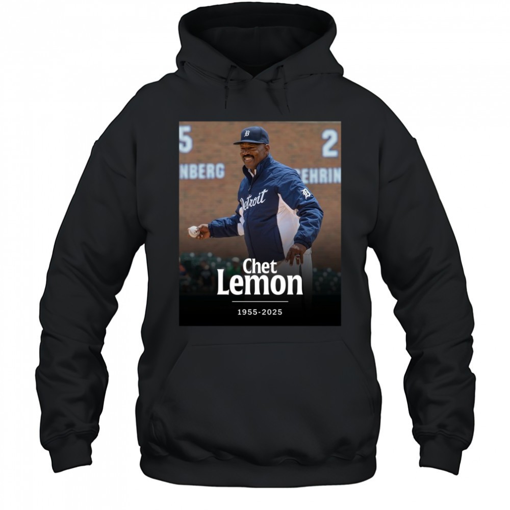 MLB Saddened By The Passing Of Former All-star And World Series Champion Chet Lemon 1955-2025 Poster t-shirt