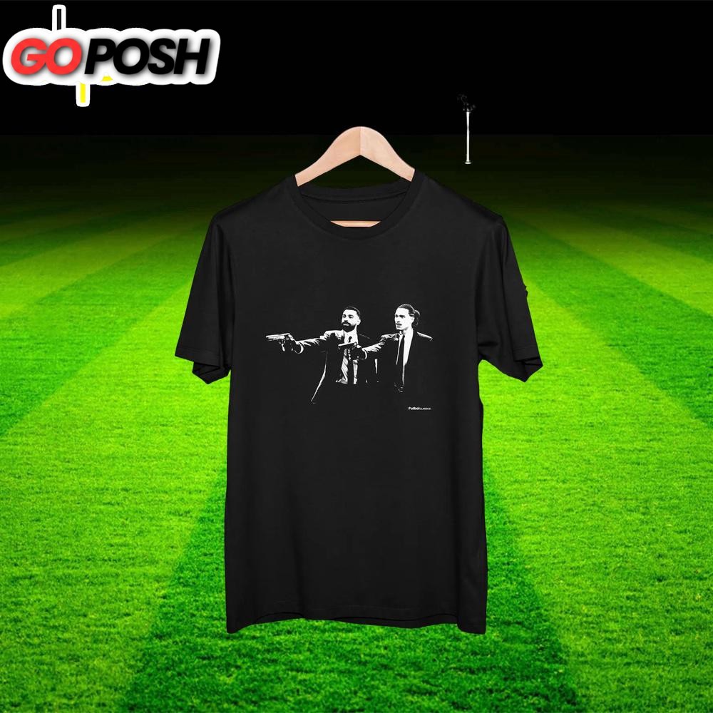 Mo Salah & Darwin Nunez Pulp Fiction Style T Shirt