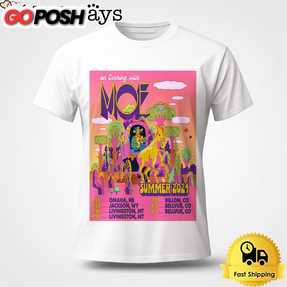 Moe Band Show Summer 2024 Unisex T-Shirt