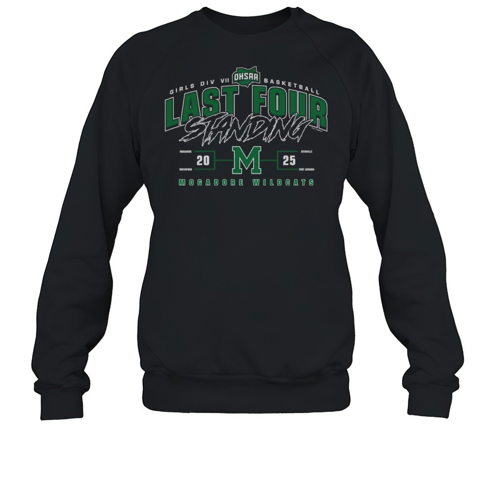 Mogadore Wildcats 2025 OHSAA Girls Division VII Basketball Last Four Standing Shirt