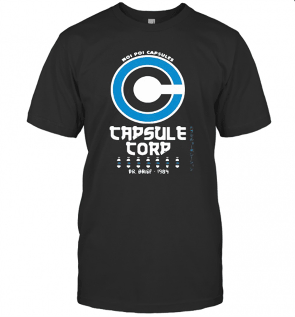 Moi Poi Capsules Table Word Dr. Bright 1984 T-Shirt