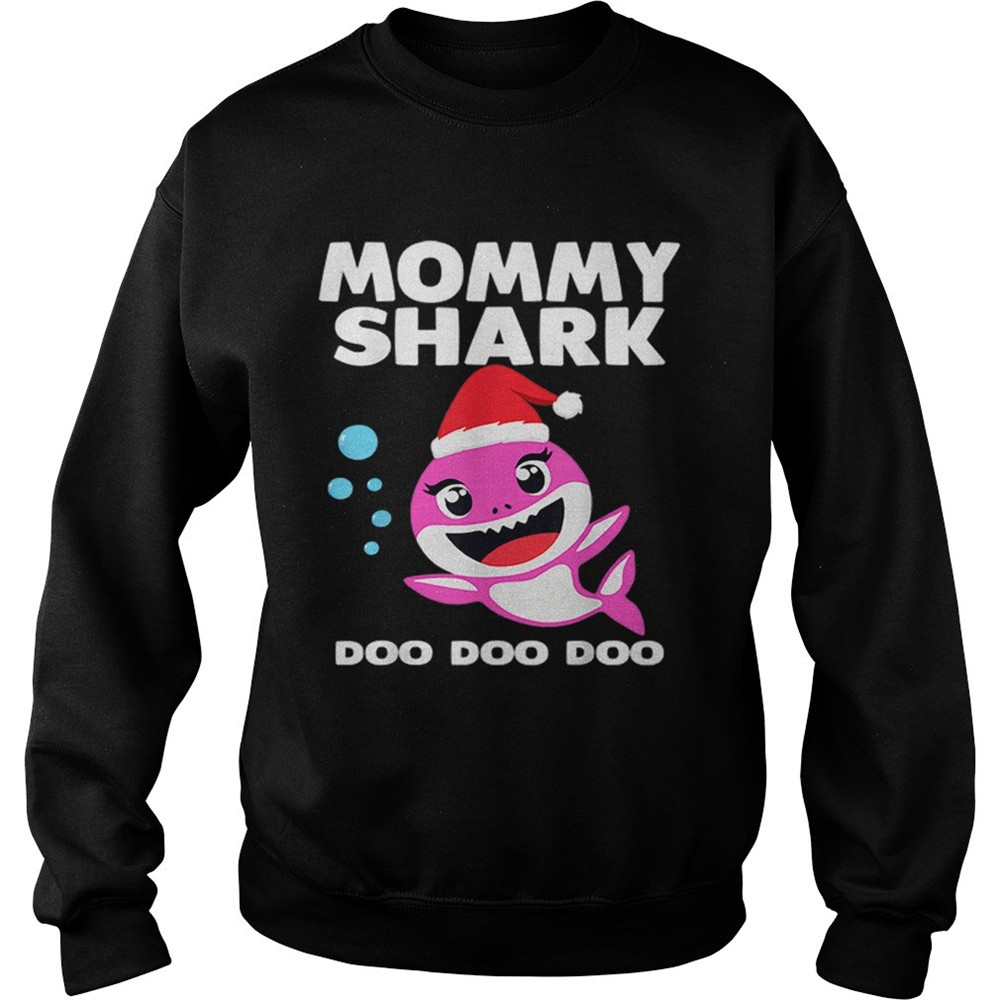 Mommy Shark Doo Doo Christmas Shirt for Family Pajamas shirt