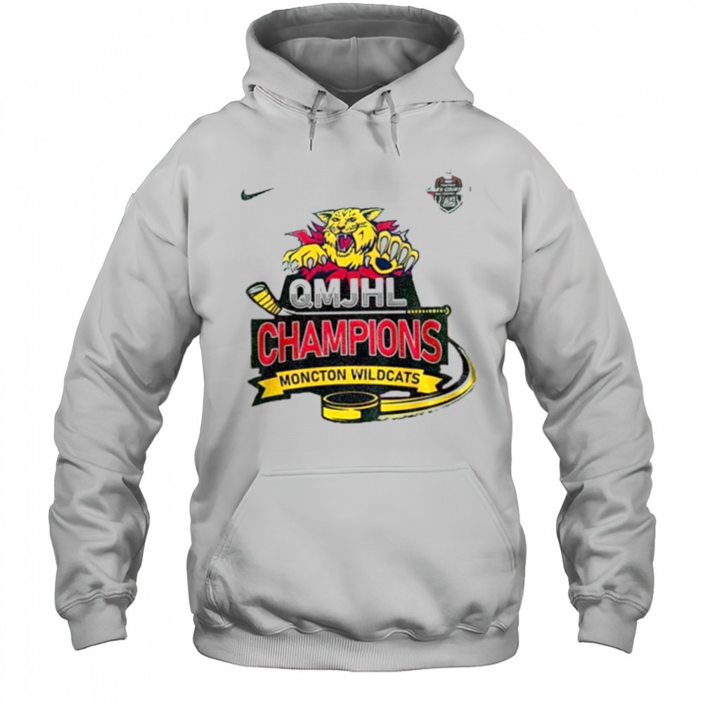 Moncton Wildcats Champions 2025 QMJHL Champions shirt
