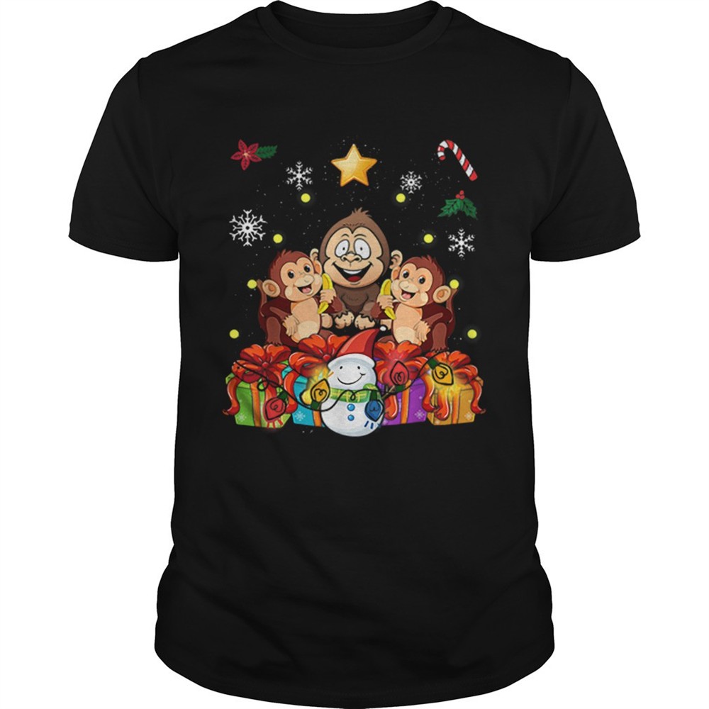 monkey-christmas-tree-cute-decor-shirt-8ey11q4b Monkey Christmas Tree Cute Decor shirt