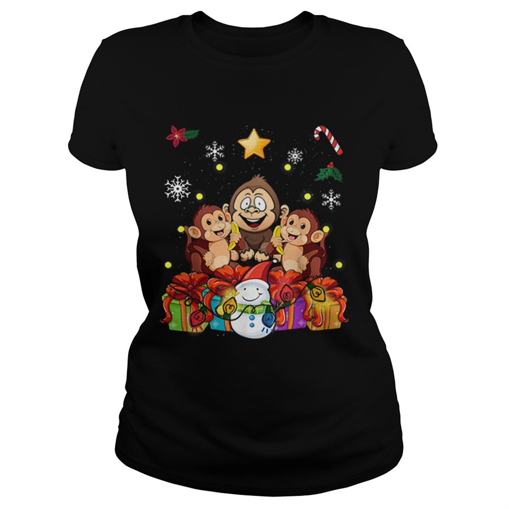 monkey-christmas-tree-cute-decor-shirt-8ey11q4b Monkey Christmas Tree Cute Decor shirt