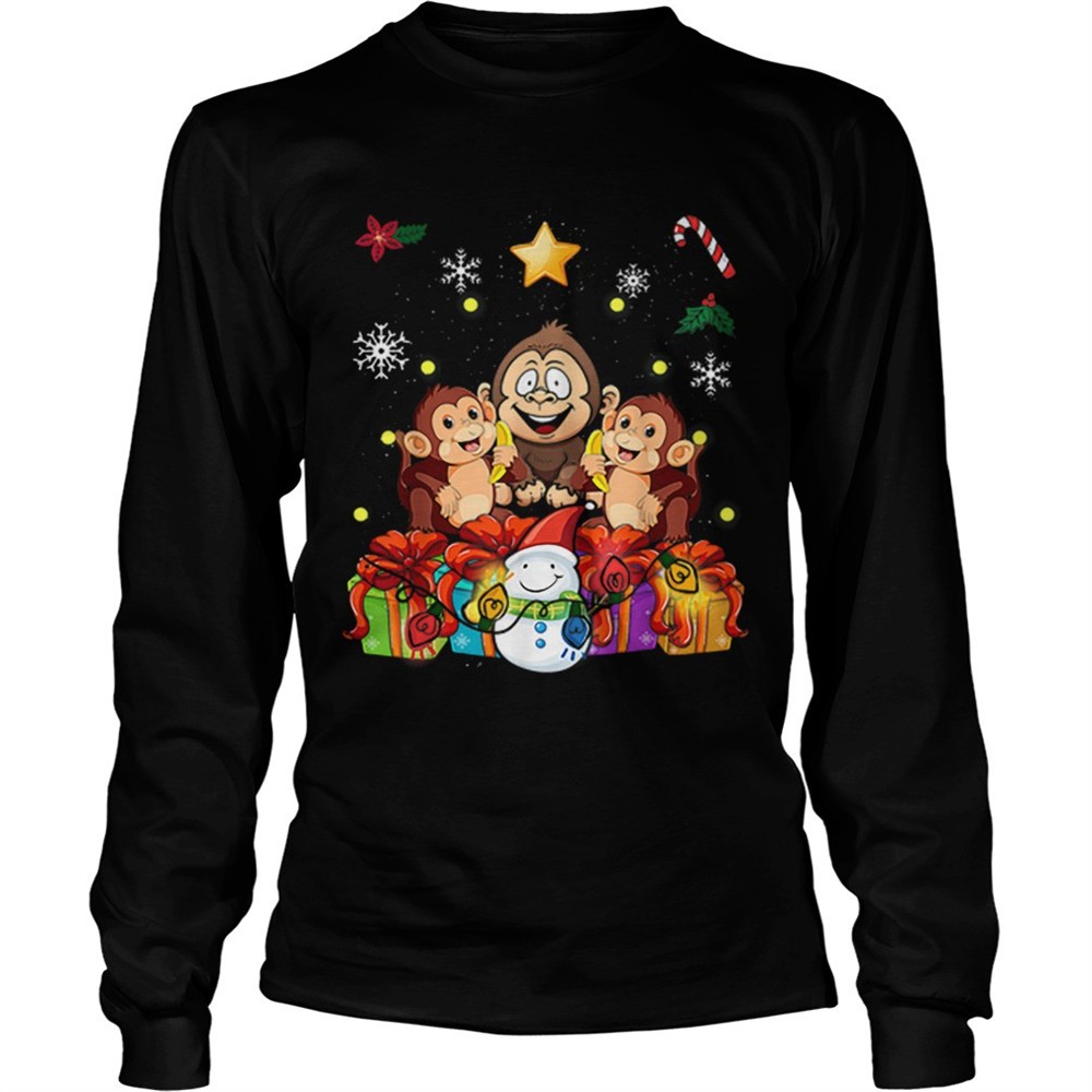 monkey-christmas-tree-cute-decor-shirt-8ey11q4b Monkey Christmas Tree Cute Decor shirt