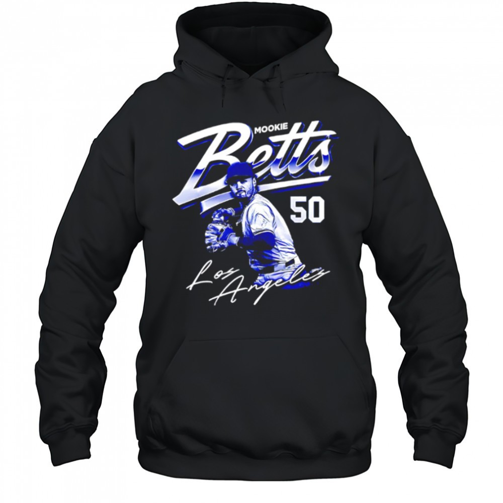 Mookie Betts Los Angeles Dodgers 50 signature shirt