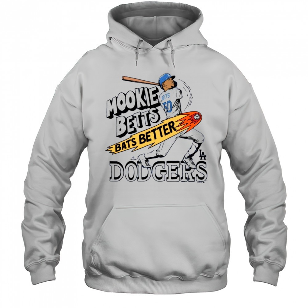 Mookie Betts Los Angeles Dodgers MLB Bats Better Graphic Player t-shirt